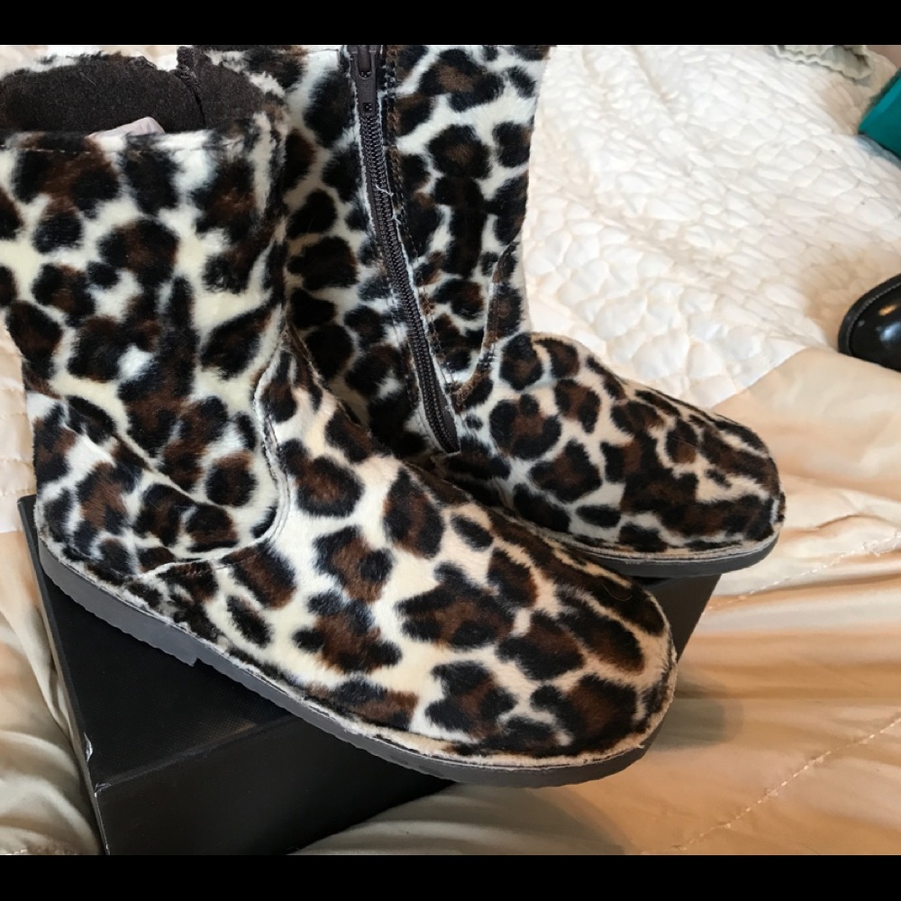 New Mini Bowden leopard print boots